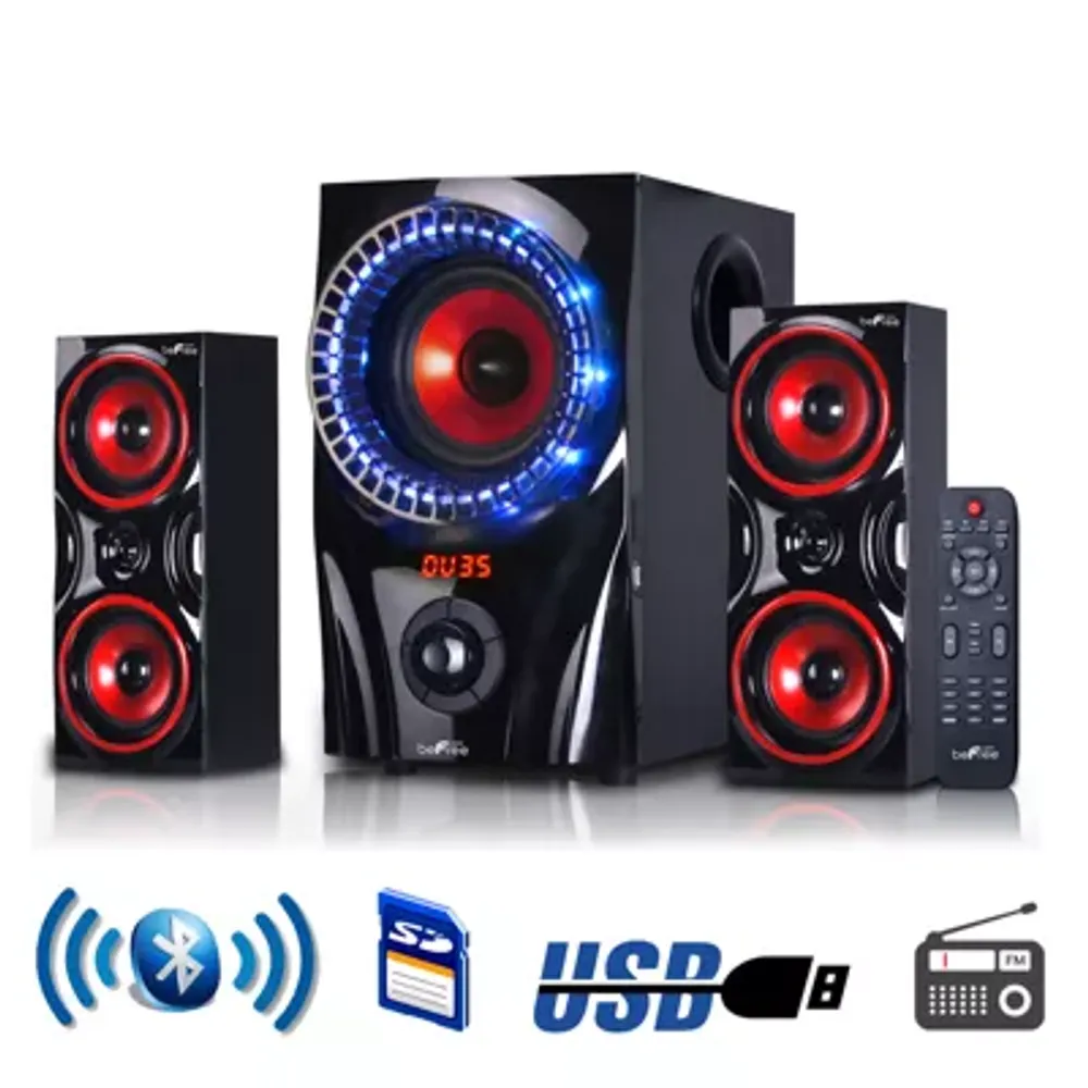 beFree 2.1 Channel Surround Sound Bluetooth Speaker System