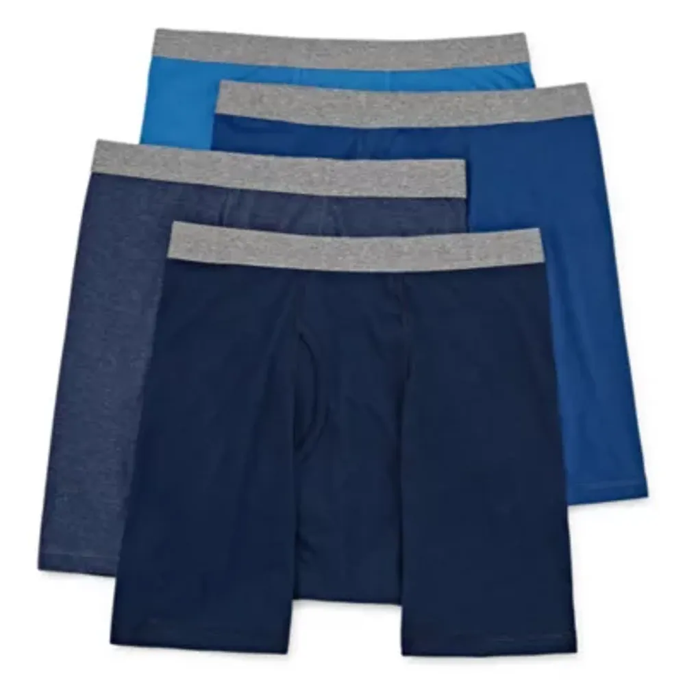 Stafford Dry + Cool Mens 4 Pack Boxer Briefs