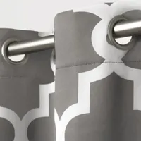 Exclusive Home Curtains Ironwork Energy Saving Blackout Grommet Top Set of 2 Curtain Panel