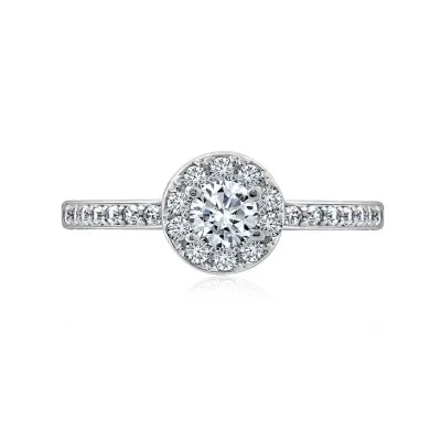 DiamonArt® Womens /8 CT. T.W. White Cubic Zirconia Sterling Silver Promise Ring