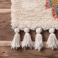 nuLoom Bohemian Tribal Tassel Area Rug