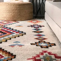 nuLoom Bohemian Tribal Tassel Area Rug