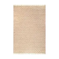 nuLoom Geometric Fringe Flatwoven Area Rug