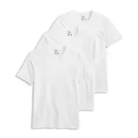 Jockey Cotton Stretch Mens 3 Pack Short Sleeve Crew Neck Moisture Wicking T-Shirt