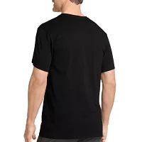 Jockey Cotton Stretch Mens 3 Pack Short Sleeve Crew Neck Moisture Wicking T-Shirt
