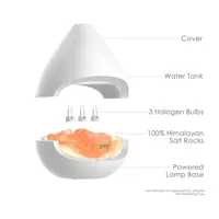 Pure Enrichment Pureglow Crystal Salt Lamp Oil Diffuser