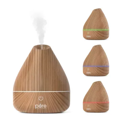 Pure Enrichment Purespa Natural Wood Aroma Oil Diffuser