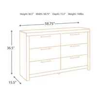 Signature Design by Ashley® Benchcraft® Derekson Dresser