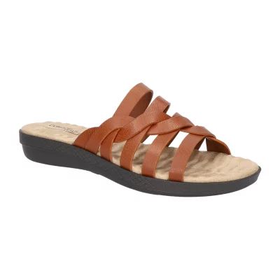 Easy Street Womens Sheri Wedge Sandals