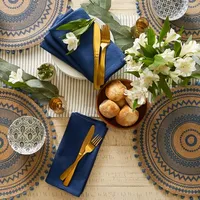 Design Imports French Blue Aztec 6-pc. Placemats