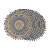 Design Imports French Blue Aztec 6-pc. Placemats