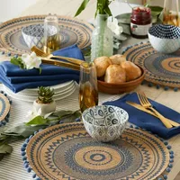 Design Imports French Blue Aztec 6-pc. Placemats