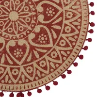 Design Imports Barn Red Round 6-pc. Placemats