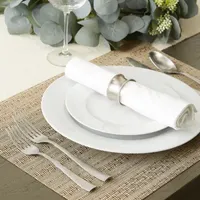 Design Imports Metallic Basketweave Placemat Set of 6