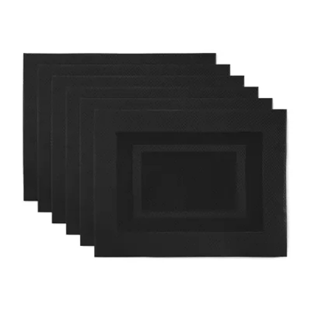 Design Imports Rectangle Doubleframe 6-pc. Placemats