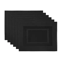 Design Imports Rectangle Doubleframe 6-pc. Placemats