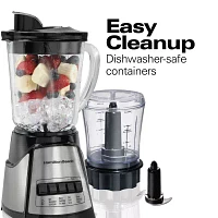 Hamilton Beach® Blender + Food Chopper Attachment