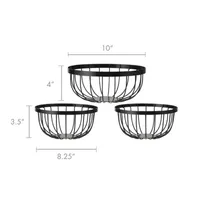 Gourmet Basics by Mikasa 3-pc. Decorative Basket