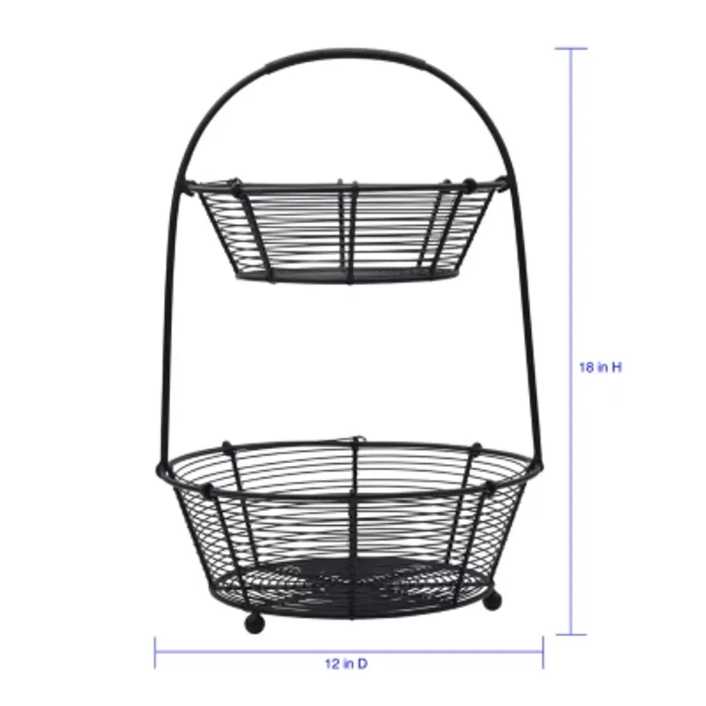 Gourmet Basics by Mikasa Tulsa 2 Tier Basket