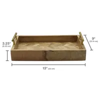 Gourmet Basics by Mikasa Galini Wood Serving Tray