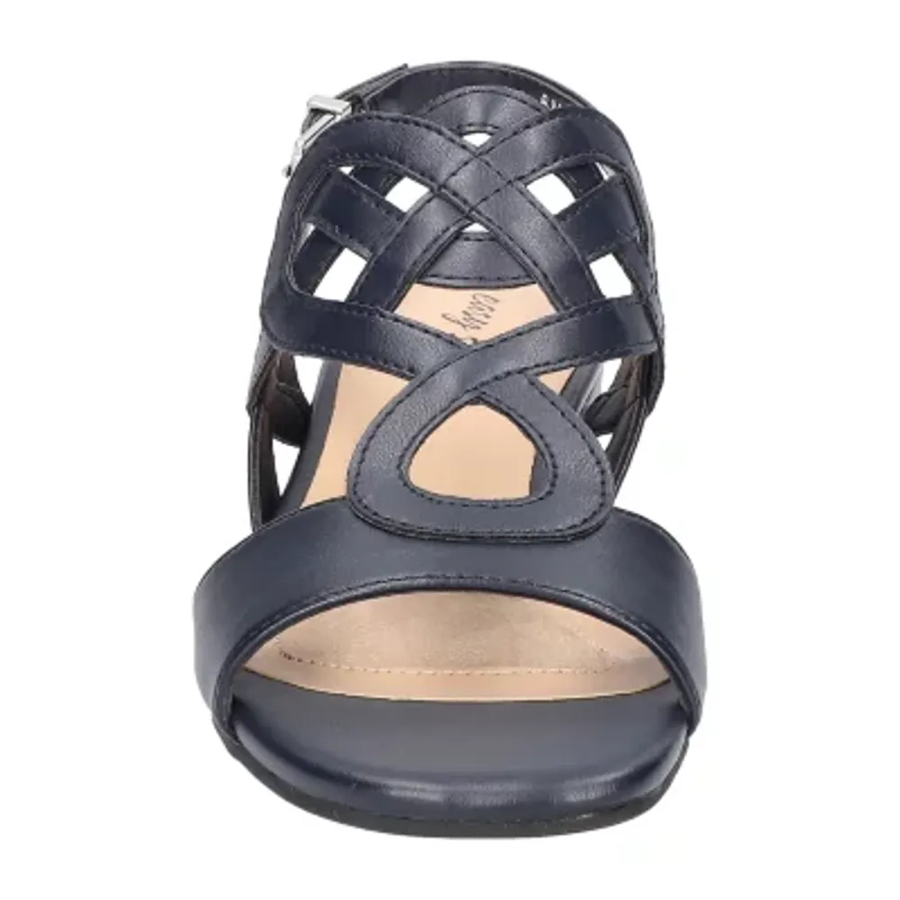 Easy Street Womens Catrin Heeled Sandals
