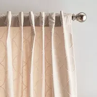 CHF Mallorca Back Tab Light-Filtering Set of 2 Curtain Panels