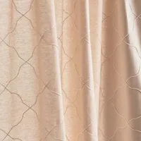 CHF Mallorca Back Tab Light-Filtering Set of 2 Curtain Panels