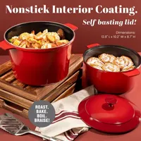 Granitestone  6.5-qt. Nonstick Enameled Lightweight Dutch Oven with Lid