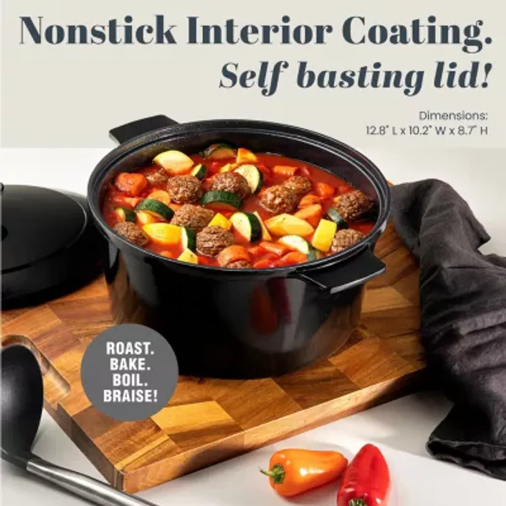 Granitestone  6.5-qt. Nonstick Enameled Lightweight Dutch Oven with Lid