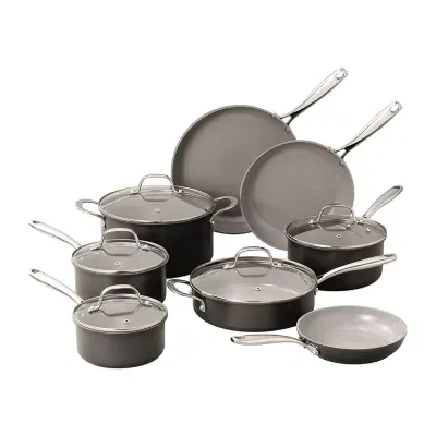 Granitestone Pro Hard Anodized 13-pc. Nonstick Pots and Pans Cookware Set
