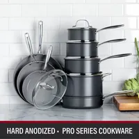 Granitestone Pro Hard Anodized 13-pc. Nonstick Pots and Pans Cookware Set