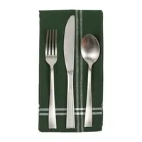 Design Imports Balsam Border Stripe 6-pc. Napkins