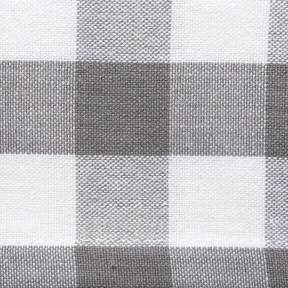 Design Imports Gray/White Checkers 6-pc. Napkins