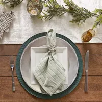 Design Imports Sprig Dobby Stripe 6-pc. Napkins