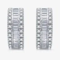 1 1/4 CT. T.W. (H-I / I1) Lab Grown Diamond 17.1mm Hoop Earrings Gold