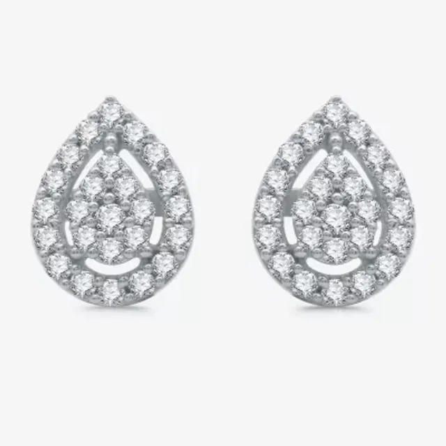 Color Blossom Earrings Yellow Gold, White Gold And PavÃ© Diamond