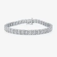 CT. T.W. Natural White Diamond 10K Gold Inch Tennis Bracelet