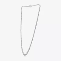 (H-I / I1) Womens 6 CT. T.W. Lab Grown White Diamond 10K or 14K Yellow Gold Tennis Necklaces