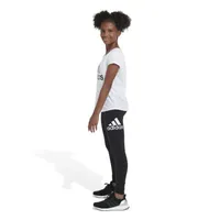 adidas Big Girls Mid Rise Full Length Leggings