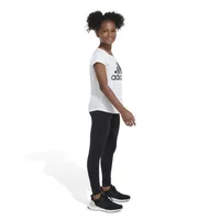 adidas Big Girls Mid Rise Full Length Leggings