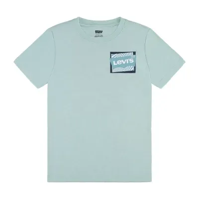 Levi's Big Boys Crew Neck Short Sleeve Graphic T-Shirt