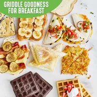 GreenLife XL Waffle Sandwich Duo