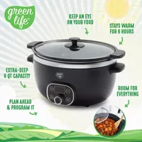 Greenlife 6 Qt Slow Cooker