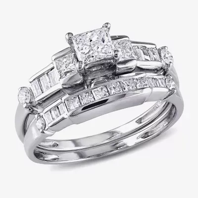 CT.T.W. Natural Diamond 14K Gold Bridal Set