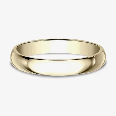 Womens 3mm 10K Yellow Gold Wedding Band