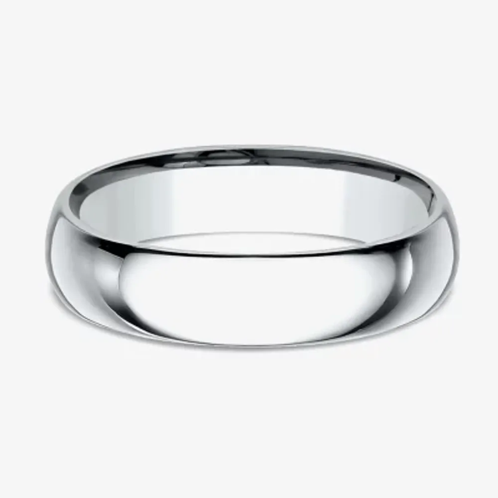 Mens 10K Gold 5MM Comfort-Fit Wedding Band