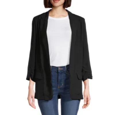 by&by Womens Regular Fit Blazer-Juniors