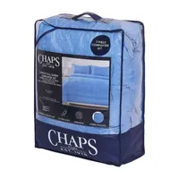 Chaps Chambray Solid Midweight Comforter Set