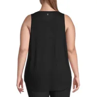 Xersion Womens Scoop Neck Sleeveless Tank Top Plus