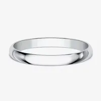 2MM 10K White Gold Wedding Band